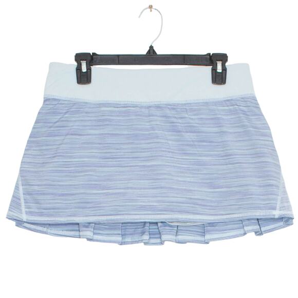 Lululemon Skort Skirt Pleated Tennis Athleisure Sporty Feminine Golf Stripe 8 - Picture 1 of 9